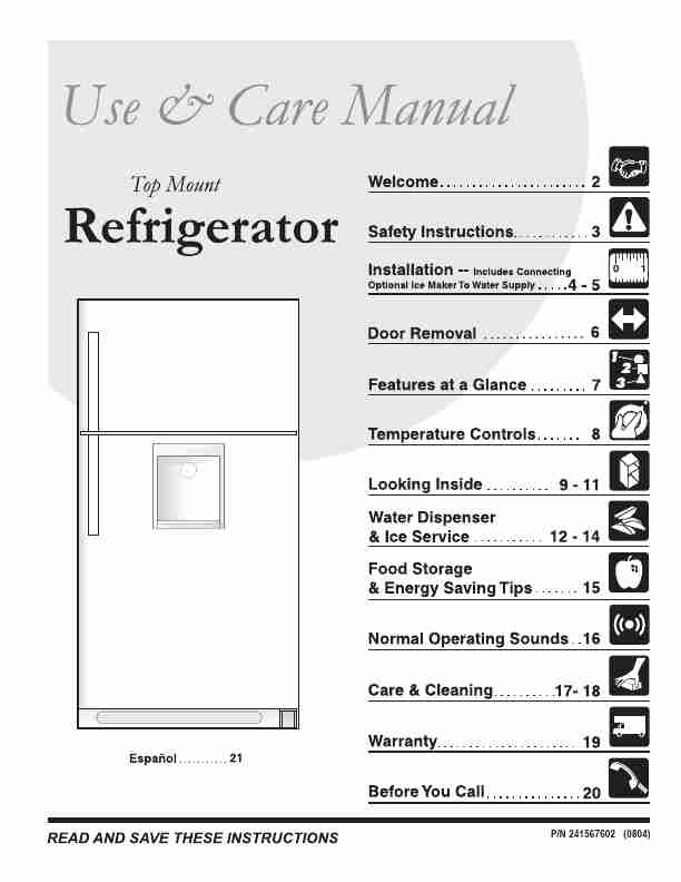 Frigidaire Refrigerator FRT8WR6EB4-page_pdf